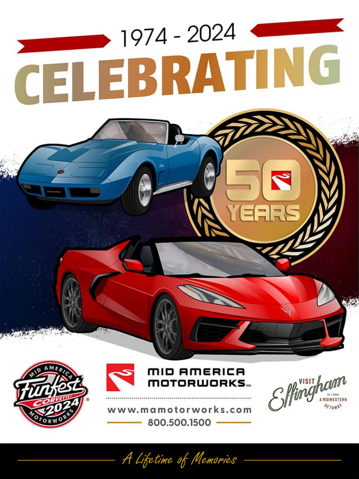 Corvette Funfest 2023 Poster