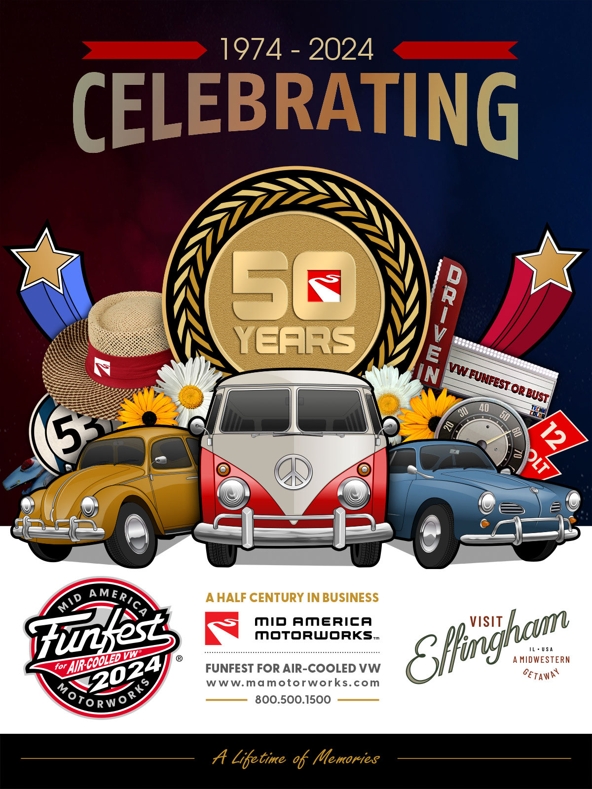 Corvette Funfest 2023 Poster