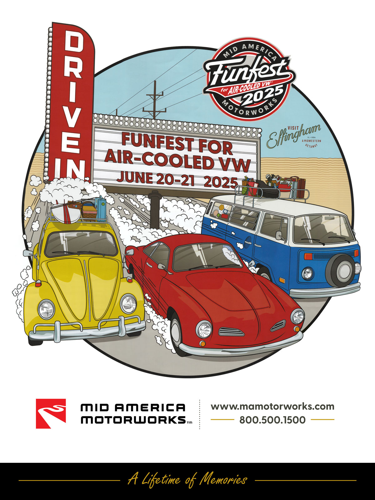 Corvette Funfest 2023 Poster